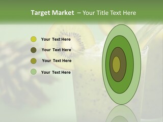 Mixed Kiwi Refreshment PowerPoint Template