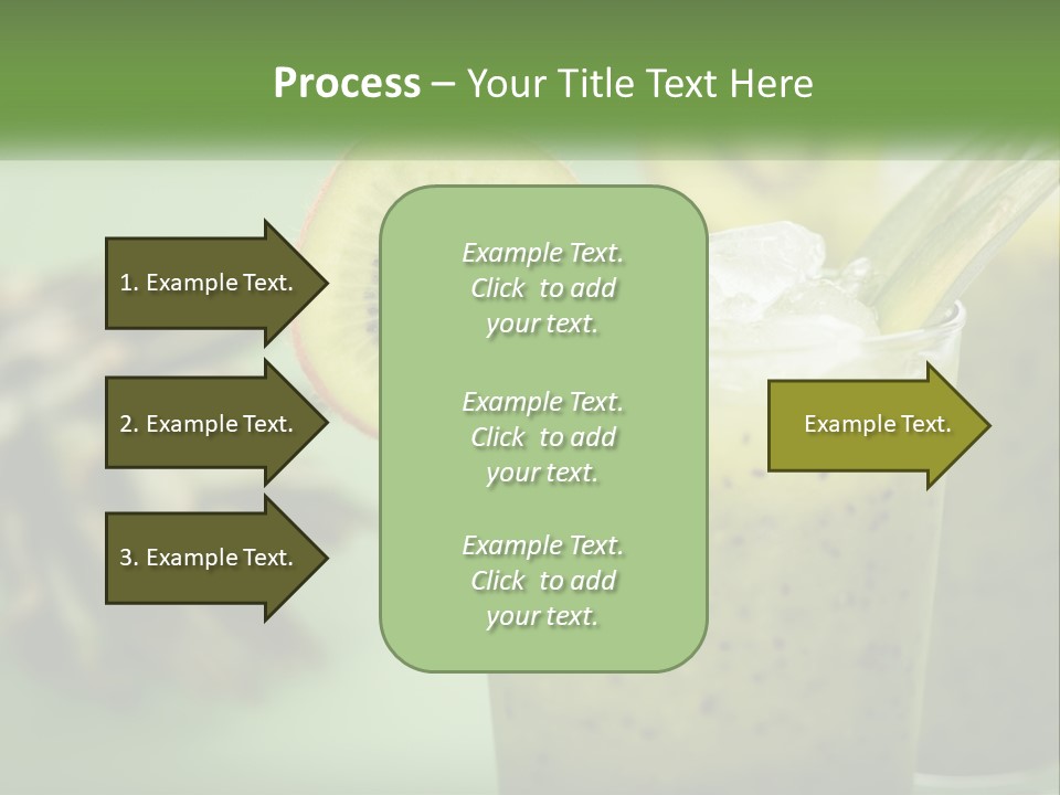 Mixed Kiwi Refreshment PowerPoint Template