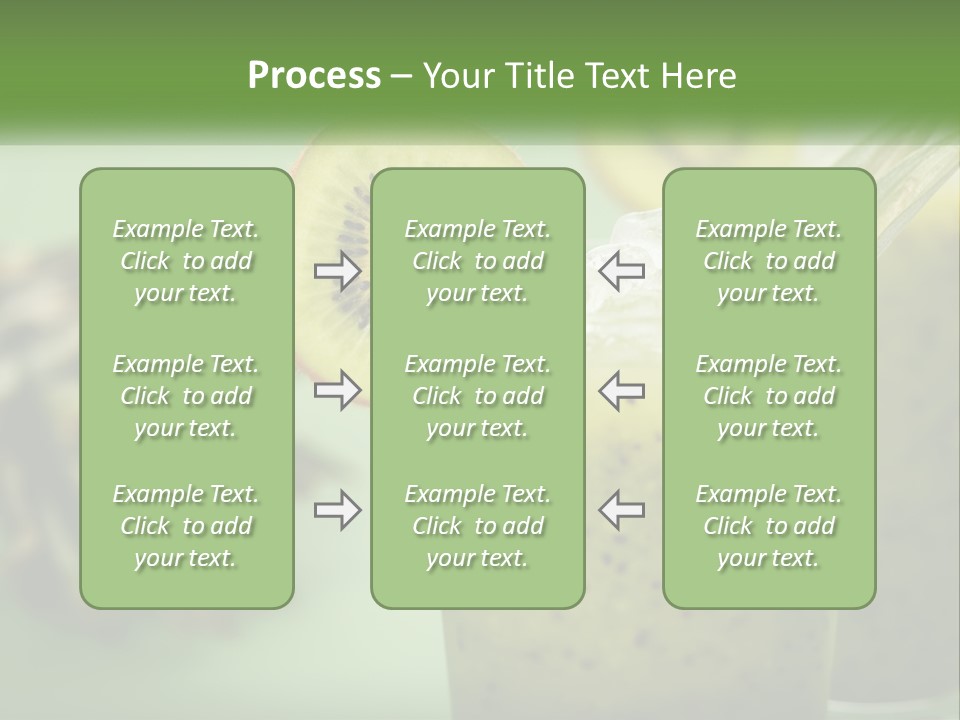Mixed Kiwi Refreshment PowerPoint Template