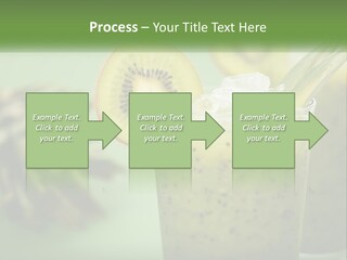 Mixed Kiwi Refreshment PowerPoint Template