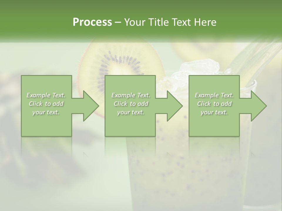 Mixed Kiwi Refreshment PowerPoint Template