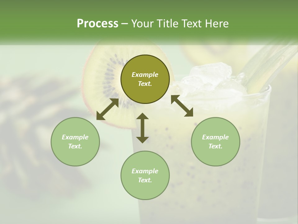 Mixed Kiwi Refreshment PowerPoint Template