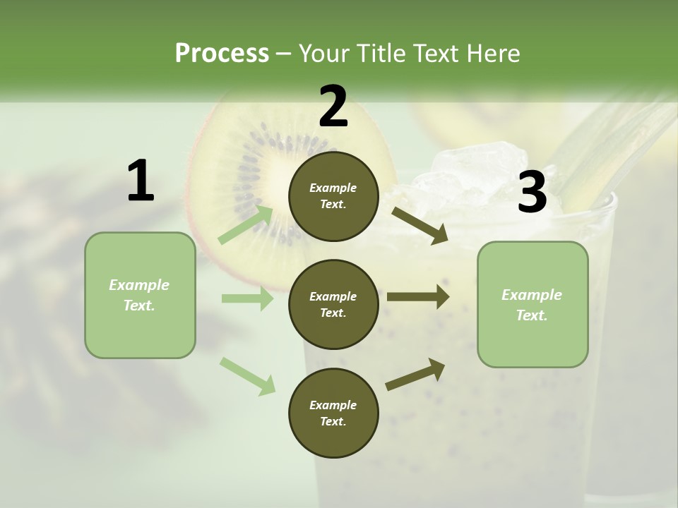 Mixed Kiwi Refreshment PowerPoint Template