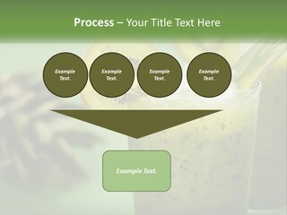 Mixed Kiwi Refreshment PowerPoint Template