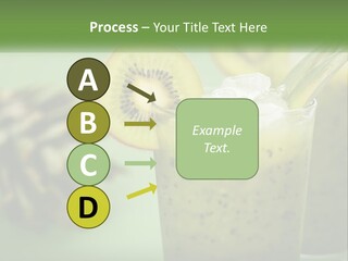 Mixed Kiwi Refreshment PowerPoint Template