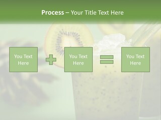 Mixed Kiwi Refreshment PowerPoint Template