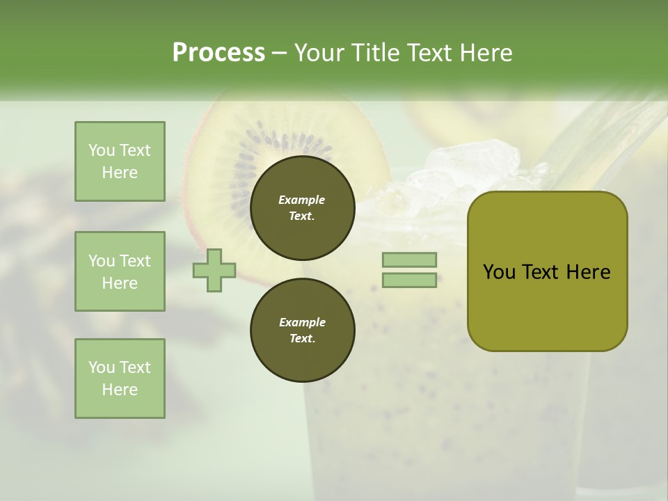 Mixed Kiwi Refreshment PowerPoint Template