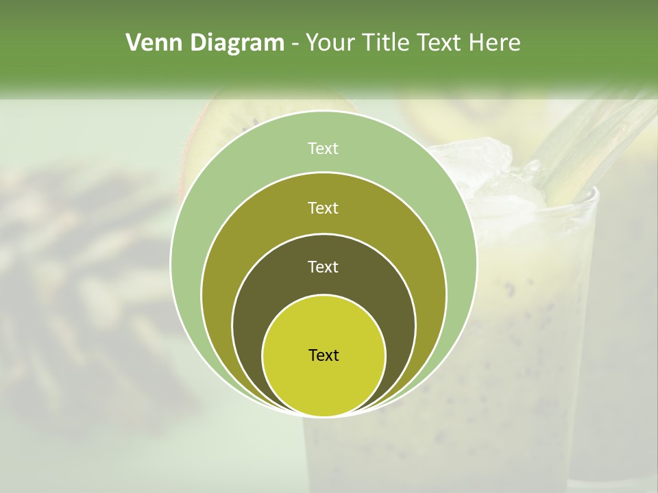 Mixed Kiwi Refreshment PowerPoint Template