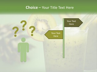Mixed Kiwi Refreshment PowerPoint Template