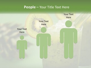 Mixed Kiwi Refreshment PowerPoint Template