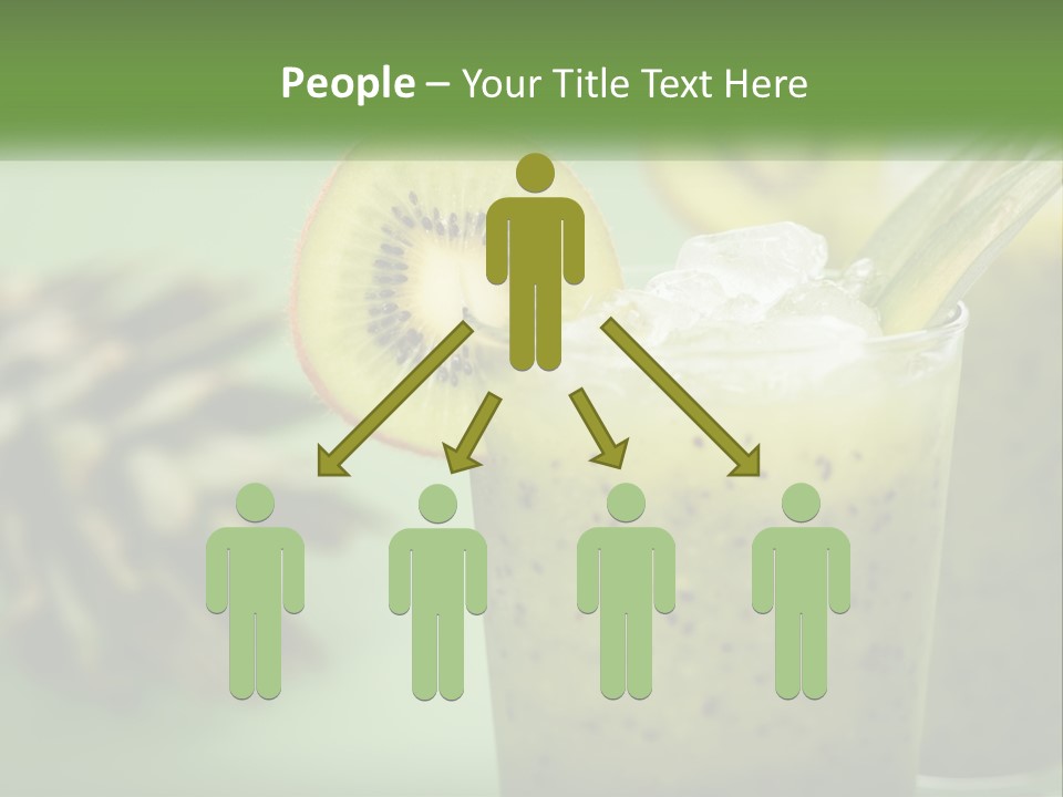 Mixed Kiwi Refreshment PowerPoint Template
