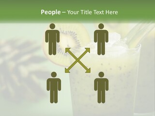 Mixed Kiwi Refreshment PowerPoint Template
