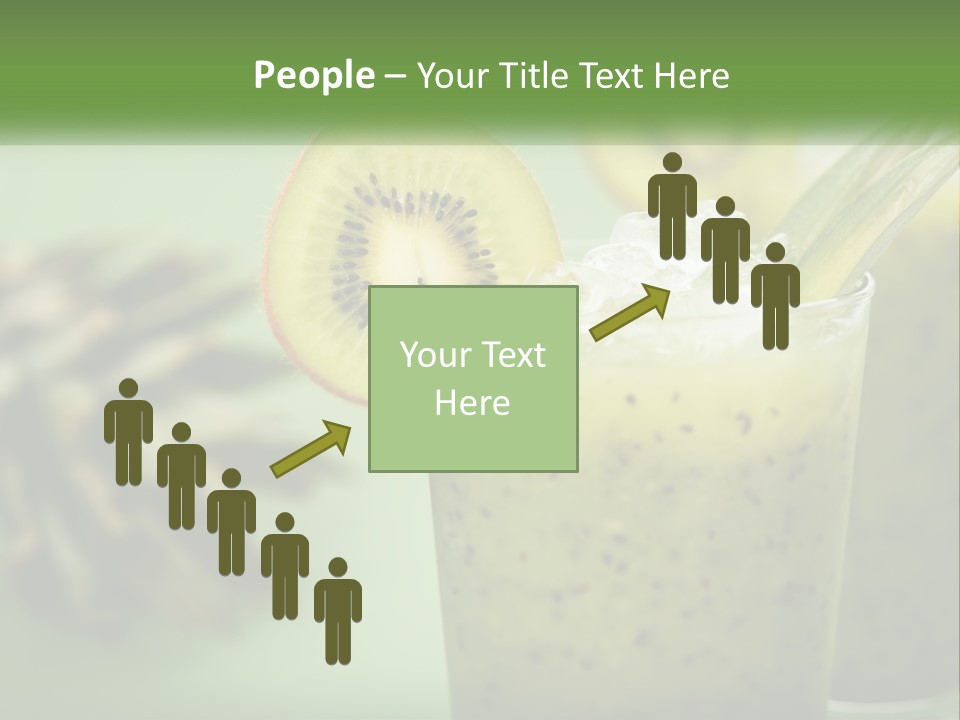 Mixed Kiwi Refreshment PowerPoint Template