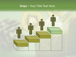 Mixed Kiwi Refreshment PowerPoint Template