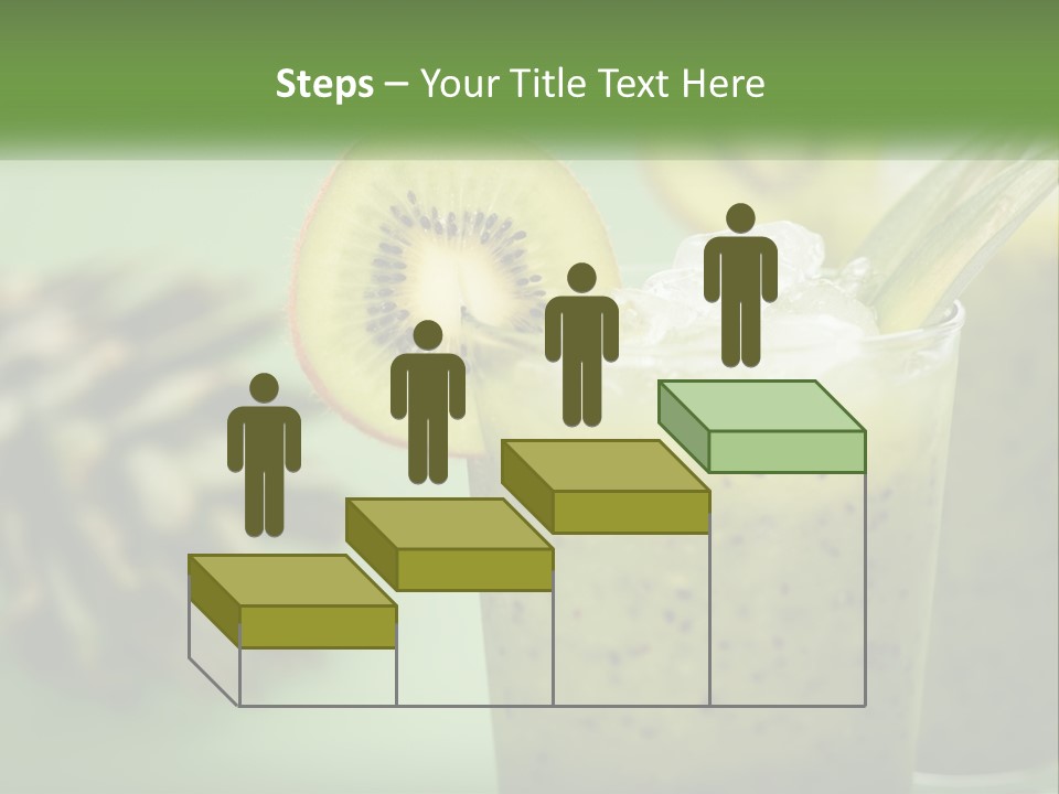Mixed Kiwi Refreshment PowerPoint Template