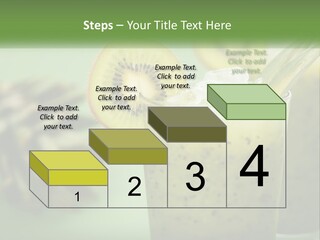 Mixed Kiwi Refreshment PowerPoint Template