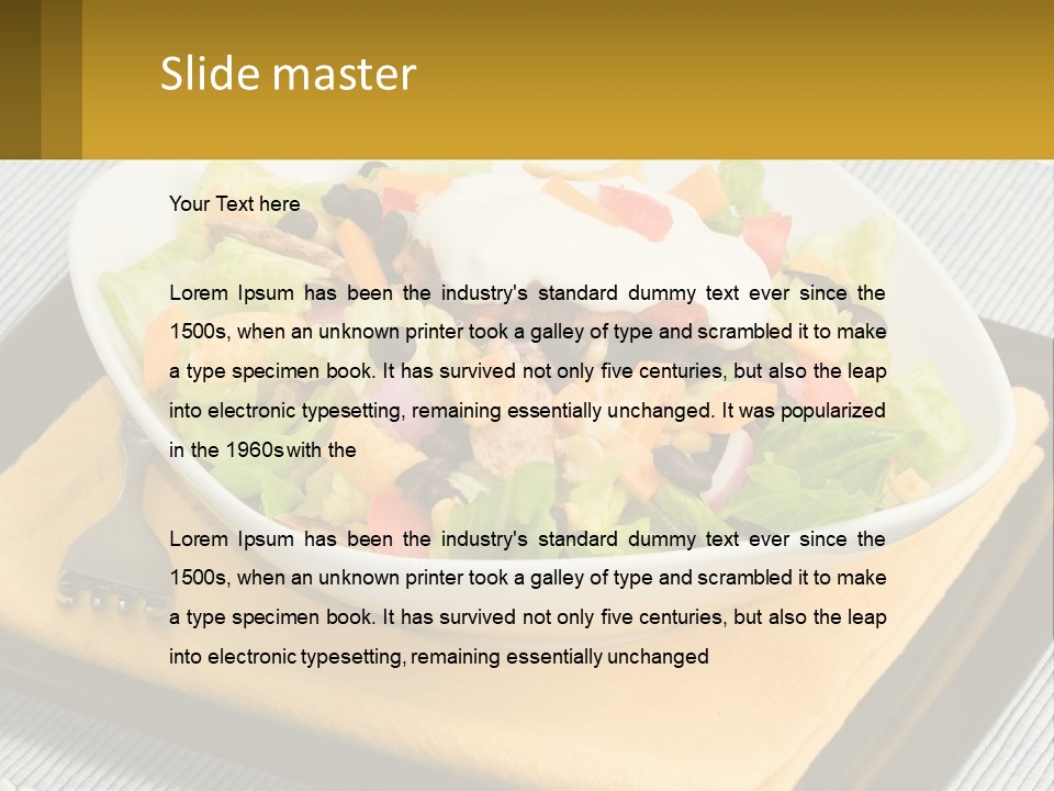 Fork Black Mexican PowerPoint Template