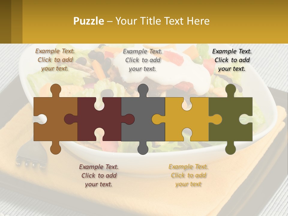 Fork Black Mexican PowerPoint Template