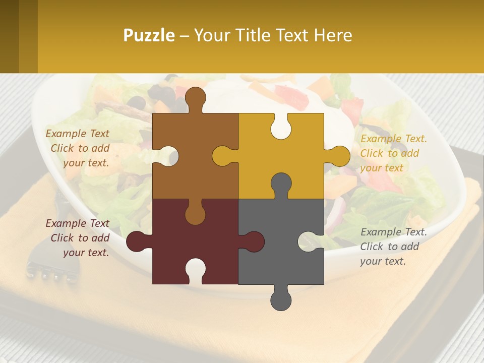 Fork Black Mexican PowerPoint Template