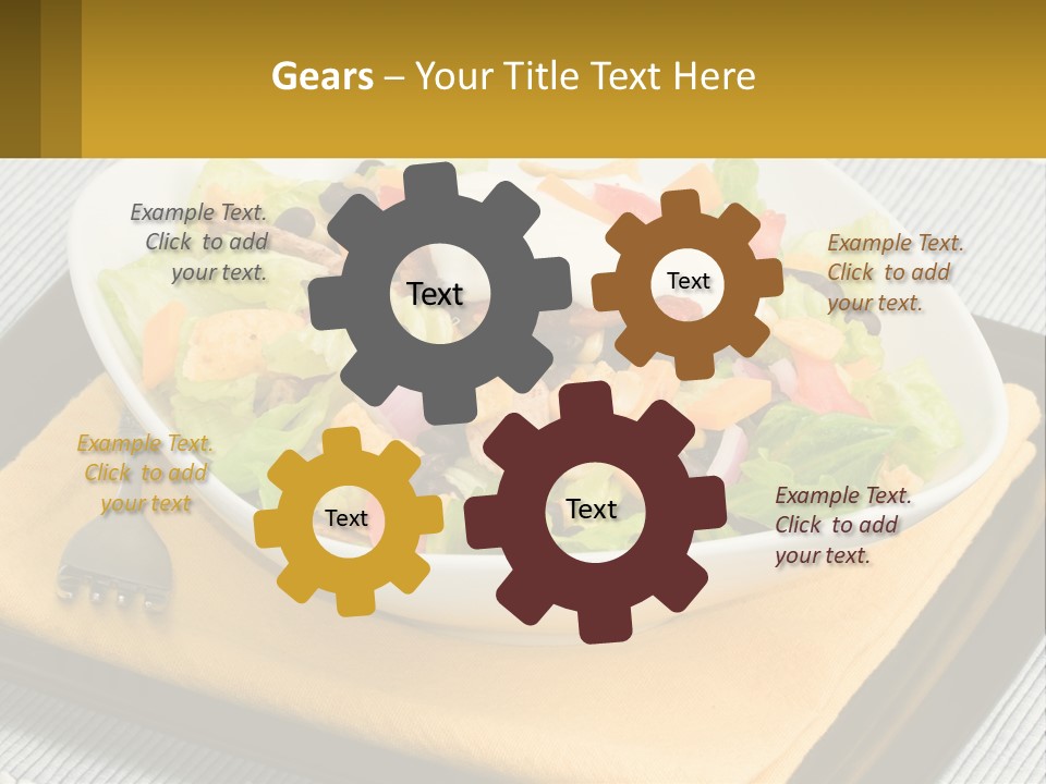 Fork Black Mexican PowerPoint Template