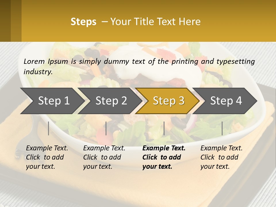 Fork Black Mexican PowerPoint Template