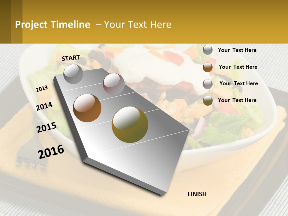 Fork Black Mexican PowerPoint Template