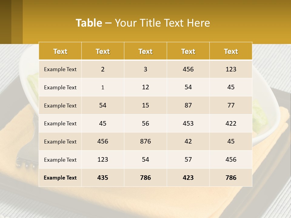 Fork Black Mexican PowerPoint Template