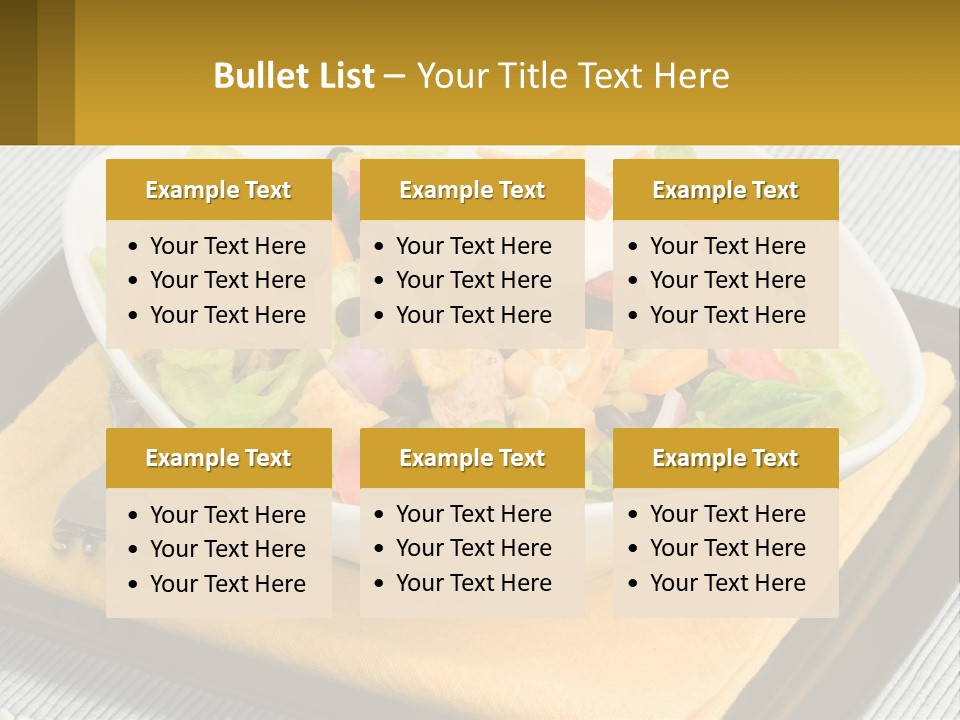 Fork Black Mexican PowerPoint Template