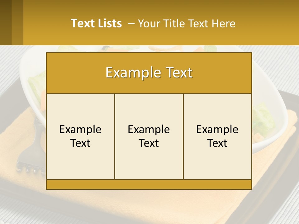Fork Black Mexican PowerPoint Template