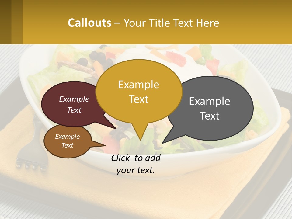 Fork Black Mexican PowerPoint Template