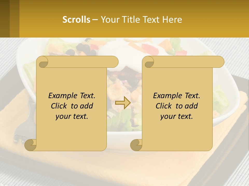 Fork Black Mexican PowerPoint Template