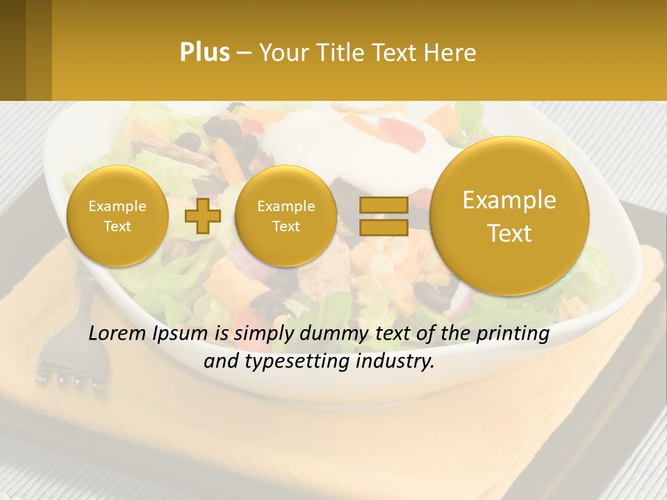 Fork Black Mexican PowerPoint Template