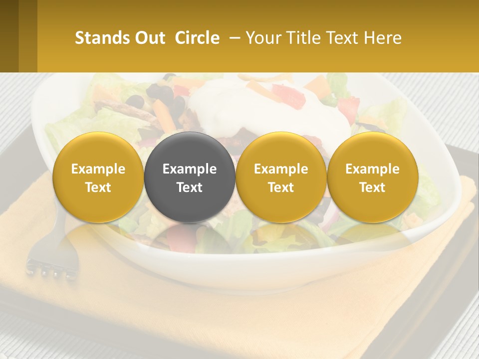 Fork Black Mexican PowerPoint Template