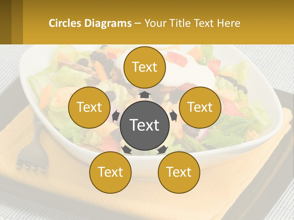 Fork Black Mexican PowerPoint Template