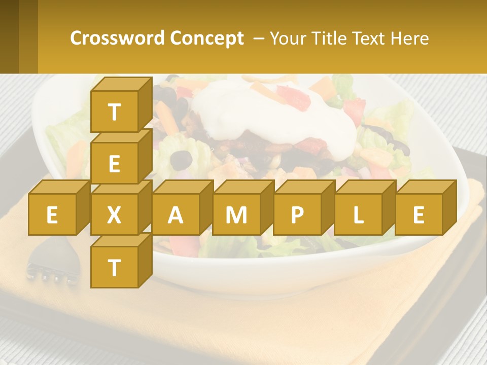 Fork Black Mexican PowerPoint Template