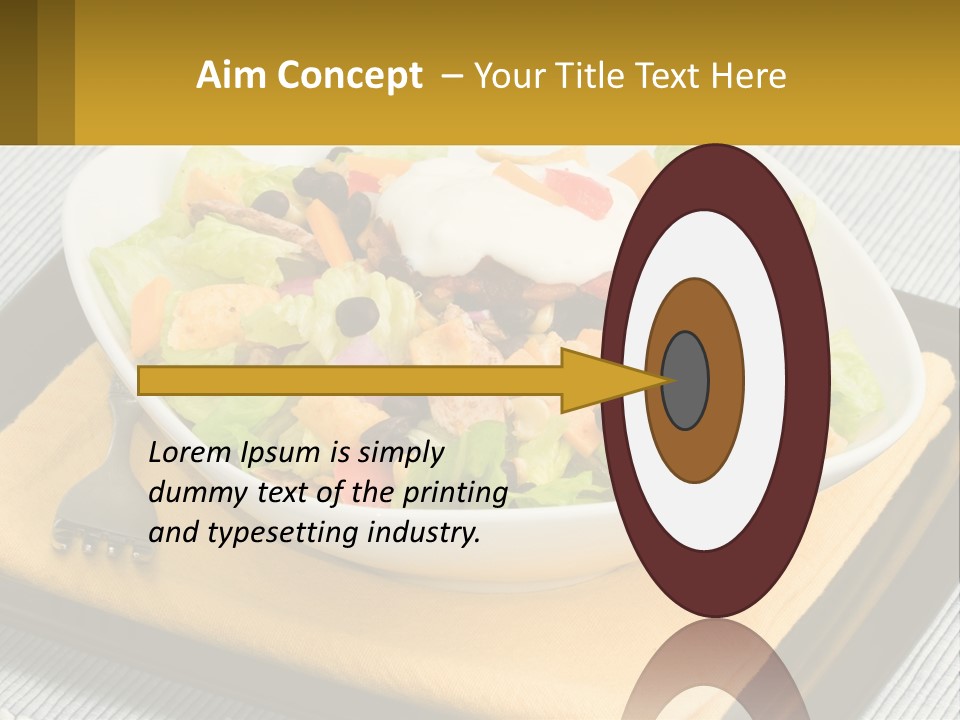 Fork Black Mexican PowerPoint Template