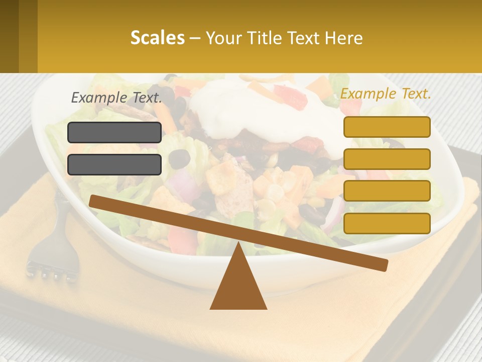 Fork Black Mexican PowerPoint Template