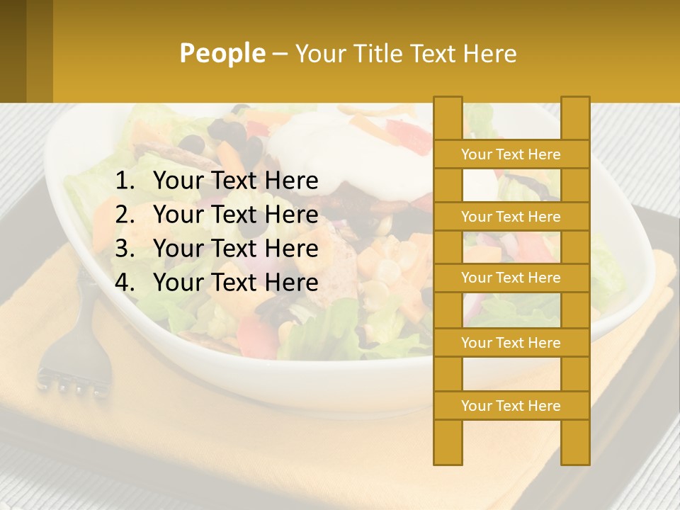 Fork Black Mexican PowerPoint Template