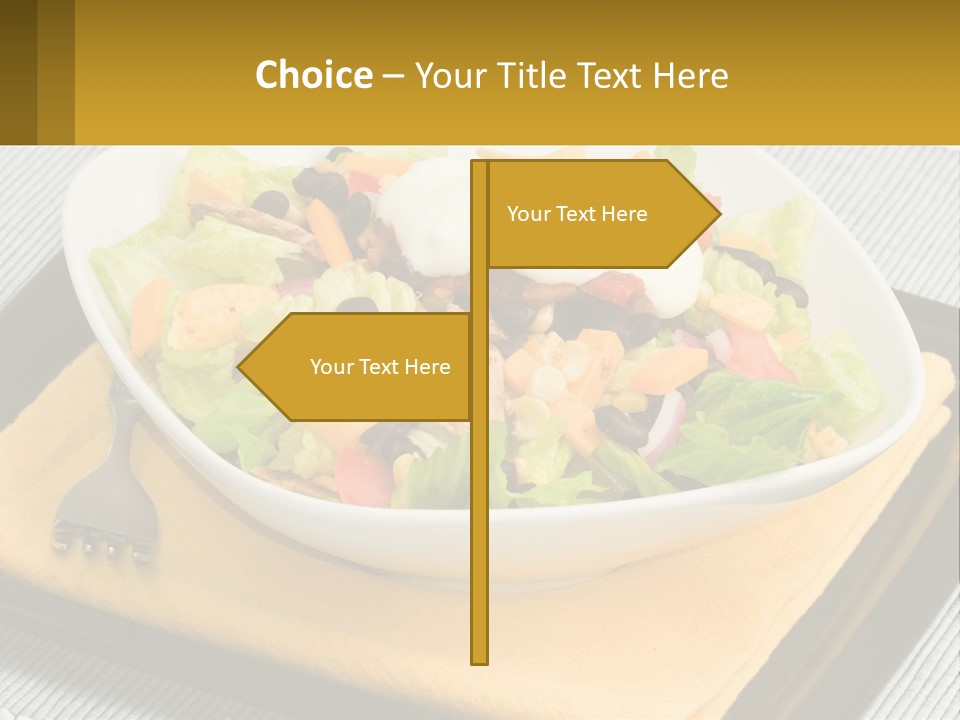 Fork Black Mexican PowerPoint Template
