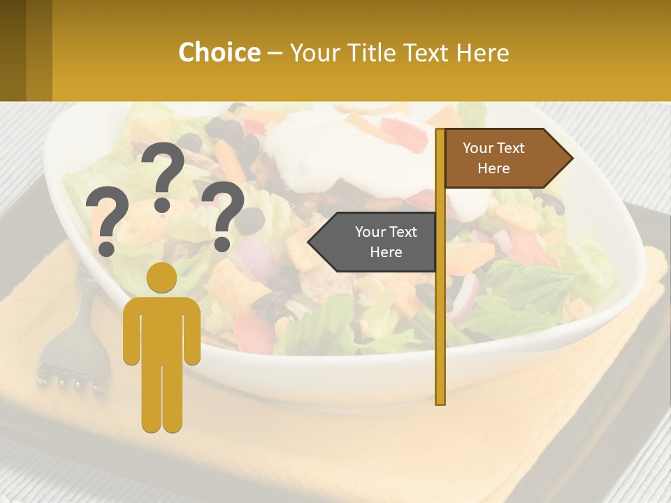Fork Black Mexican PowerPoint Template