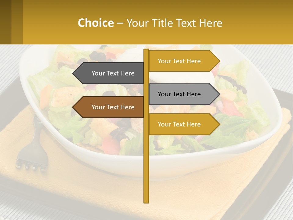 Fork Black Mexican PowerPoint Template