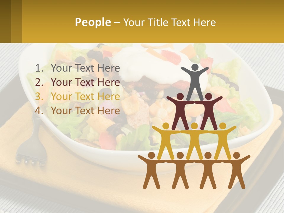 Fork Black Mexican PowerPoint Template