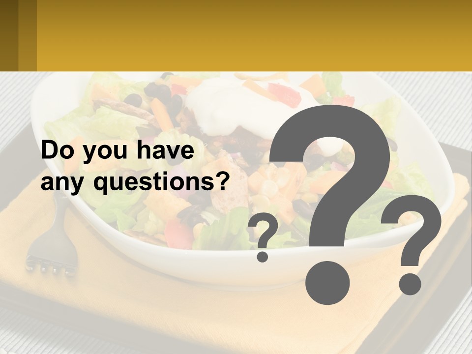 Fork Black Mexican PowerPoint Template