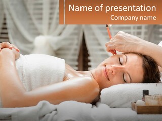 Attractive Oil Ear PowerPoint Template