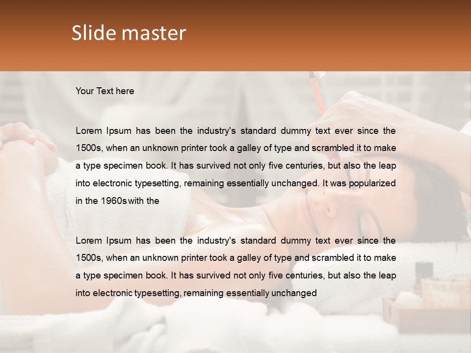 Attractive Oil Ear PowerPoint Template