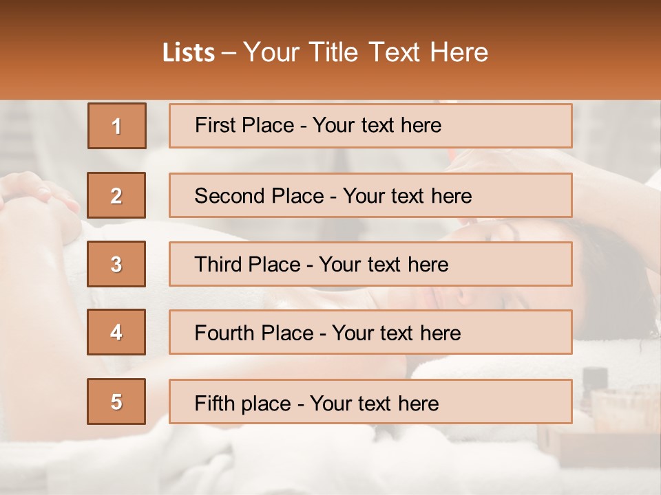 Attractive Oil Ear PowerPoint Template
