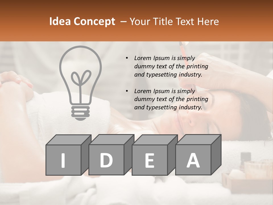 Attractive Oil Ear PowerPoint Template