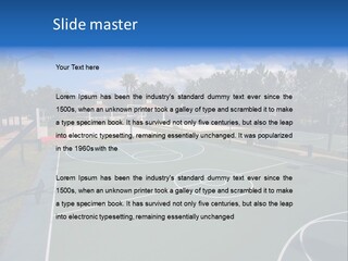 Town Texture Playground PowerPoint Template