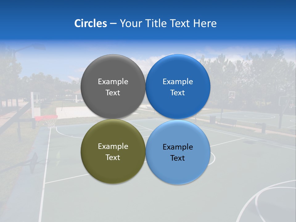 Town Texture Playground PowerPoint Template