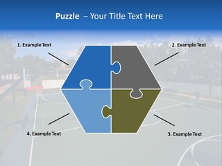 Town Texture Playground PowerPoint Template